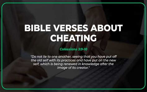 bible verse about cheating in exam|Top 25 Bible Verses About Cheating On A Test (KJV, ESV, NIV).